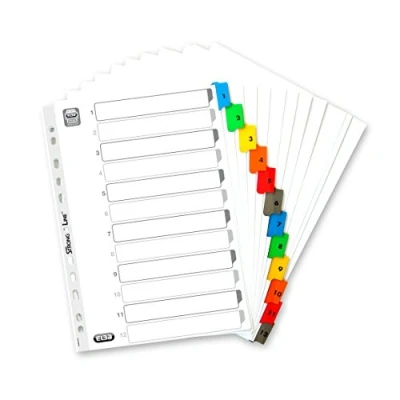 Abbildung von Elba 100204616 intercalaires mensuels, en carton Mylar, couleur