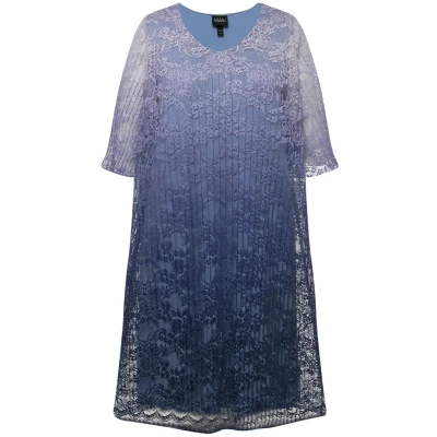Abbildung von Ulla Popken Cocktailkleid/festliches Kleid, Damen, Größe: 54/56, .