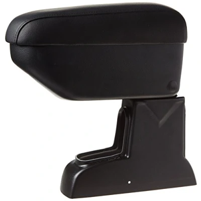 Abbildung von Armlehne Kunstleder kompatibel mit Renault Clio 2001 2005 (kurze Konsole 24cm), Schwarz