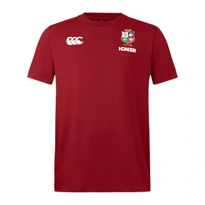 Abbildung von Canterbury Herren British and Irish Lions Cotton Hemd, Rote Dahlie, L