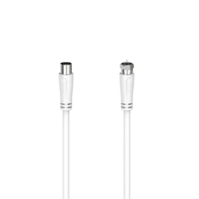 Abbildung von Hama SAT Anschlusskabel, Stecker Coax 1,5m, 90dB