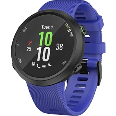 Abbildung von Shieranlee Forerunner 45 Armband,Silikon Sport Ersatzarmband Kompatibel mit Garmin GPS Running Watch Large
