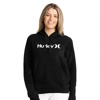 Abbildung von Hurley Damen Oao Core Hoodie Sweatshirt, Schwarz, M UK