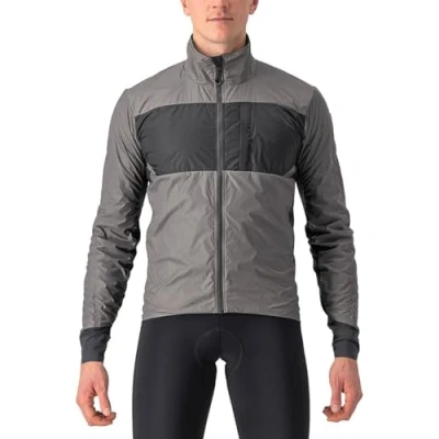 Abbildung von Castelli 4521507 UNLIMITED PUFFY Jacket Men&#039;s NICKEL GRAY/DARK GRAY M