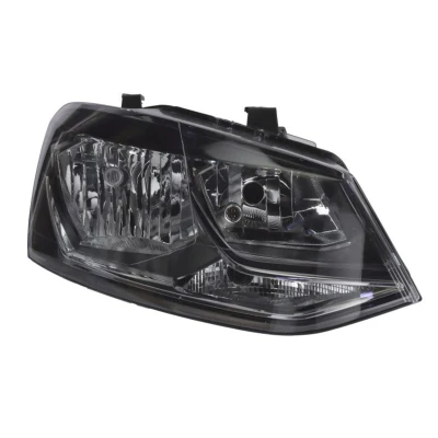 Abbildung von ALKAR 2776110 Scheinwerfer rechts W5W, H7/H7, WY21W mit Elektromotor Gehäuse schwarzem Innenteil VOLKSWAGEN: Polo V Schrägheck, Limousine