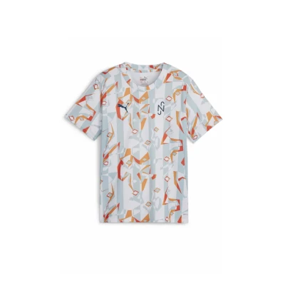 Abbildung von Puma Neymar JR Creativity Tshirt print whitehot heat für Kinder, Größe: 140, white hot