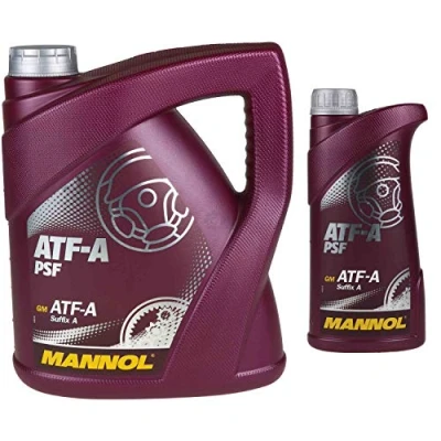 Abbildung von 5 Liter Original MANNOL Hydrauliköl ATF A PSF Hydraulic Fluid Oil