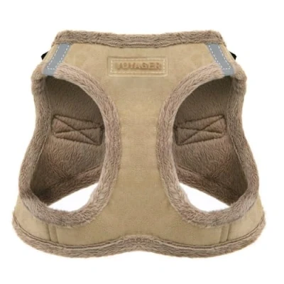 Abbildung von Voyager Step In Plüsch Hundegeschirr by Best Pet Supplies Westengeschirr für kleine und mittelgroße Hunde, Weicher Plüsch, Latter, size XL Brust 52 58 cm
