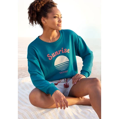 Abbildung von Vivance Sweatshirt, Damen, Größe: 32/34, Petrol