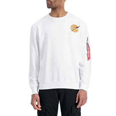 Abbildung von Alpha Industries Sweatshirt, Herren, Größe: XXL, White