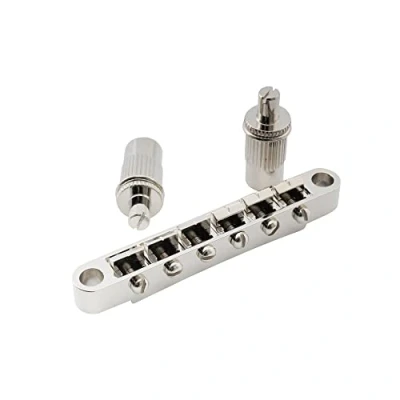 Abbildung von Musiclily Pro 52mm Tune O Matic Brücke Steg Bridge für Epiphone Les Paul SG Style E Gitarre, Nickel
