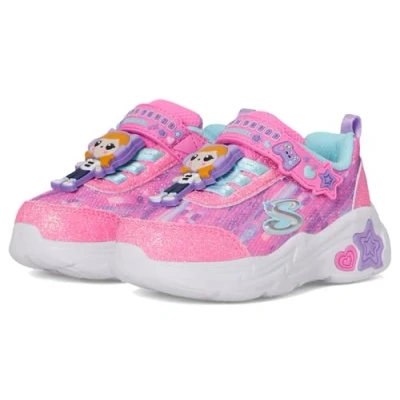 Abbildung von Skechers Snuggle Sneaks Sneaker low pink/multicoloured für Kinder, Größe: 24, Pink/multi coloured Schuhe
