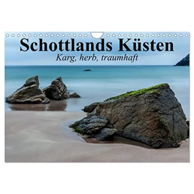 Abbildung von Schottlands Küsten. Karg, herb, traumhaft (Wandkalender 2025 DIN A4 quer), CALVENDO Monatskalender