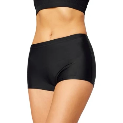 Abbildung von Merry Style Damen Badeshorts Bikinihose Modell L23L1 (Schwarz (9240), 56)