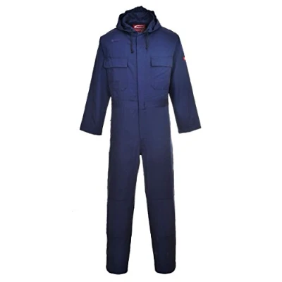 Abbildung von Bizweld Coverall mit Kapuze, Farbe: Marineblau. Größe: S, BIZ6NARS