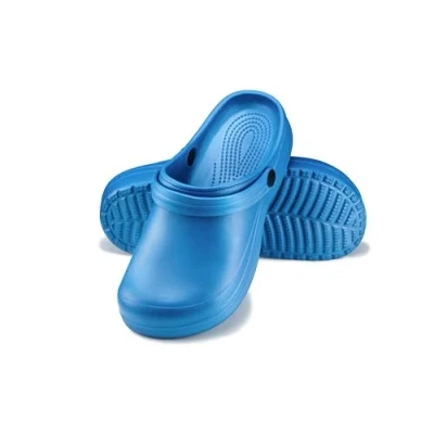 Abbildung von ESTRO Gartenclogs Damen Clogs Gummi Gartenschuhe Garten Leicht Gummischuhe Sommer F07 (39 EU, Hellblau)