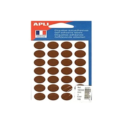 Abbildung von APLI 10222 Packung mit 168 Tabletten, Farbe Braun, Durchmesser 15 mm
