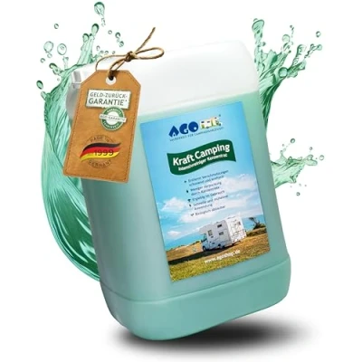 Abbildung von AGO Caravan Reiniger Konzentrat 25 Liter/Intensiv Wohnwagen außen/ergiebiger Wohnmobilreiniger entfernt hartnäckigen Schmutz &amp; Verfärbungen