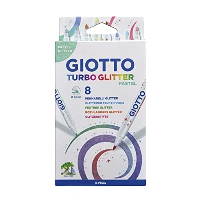 Abbildung von Giotto Turbo Glitter Pastel Filzstift 8er Pack
