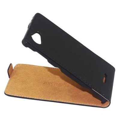 Abbildung von ebestStar kompatibel mit Sony Xperia L Hülle C2105 PU Kunstleder Etui Klappe, Handyhülle Schutzhülle Case Cover, Schwarz [Phone: 128.7 x 65 9.7mm, 4.3&#039;&#039;]
