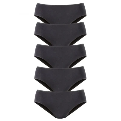 Abbildung von Lascana 5 PACK Slip, Damen, Größe: 56/58, Schwarz
