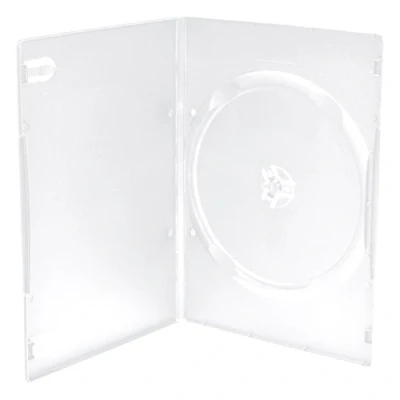 Abbildung von MediaRange BOX29 DVD Leerhülle, 7 mm Transparent 100 Stück, schwarz