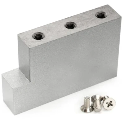 Abbildung von Musiclily Ultra 37mm Massiver Stahl L Form Tremolo Block für Floyd Rose Locking Steg E Gitarre