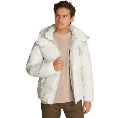 Abbildung von Calvin Klein Jeans Essentials Jacket Winterjacke, Herren, Größe: XXS, Ivory