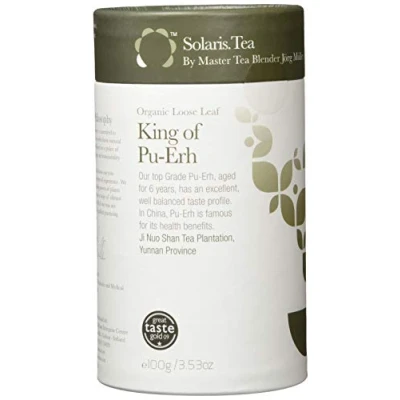 Abbildung von Solaris Tea BIO King of Pu Erh, lose Ganzblatt, 70 Stück