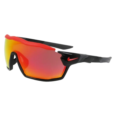 Abbildung von Nike Vision SHOW X RUSH Unisex Sportbrille, Größe: One Size, Black/red mirror