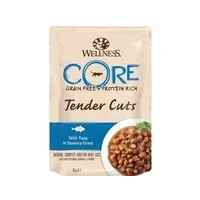 Abbildung von Wellness Core Zarte Stcke 85 g Katzenfutter Thunfisch...