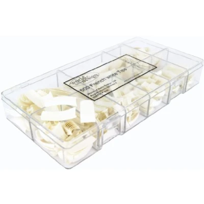 Abbildung von World of Nails Design 500 French White Tips (Style 14) in Tipbox, 1er Pack (1 x Stück)