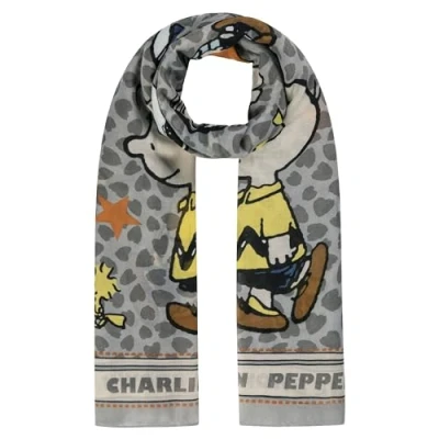 Abbildung von Codello Peanuts MIT Snoopy Schal, Damen, Größe: One Size, Grau