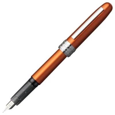 Abbildung von PLATINUM Plaisir PGB 1000#25 Füllfederhalter/Federstärken: F fein/Farbe: Nova Orange/Handgefertigt/mit Geschenkbox/Füllhalter