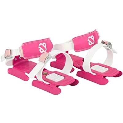 Abbildung von NIJDAM Gleitschuh Eisläufer für Kinder verstellbare Größe 24 34 Schlittschuhe Pink Alter 3+