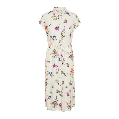 Abbildung von YAS Yasasina MIDI BELT Dress Freizeitkleid multicoloured, Damen, Größe: Small, Multi coloured