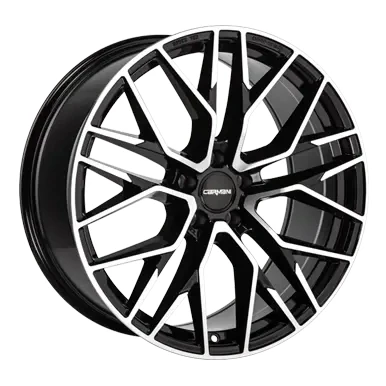 Abbildung von CARMANI 8,5x19 5 114,3 ET45 MT72,6 black polish Ludwig