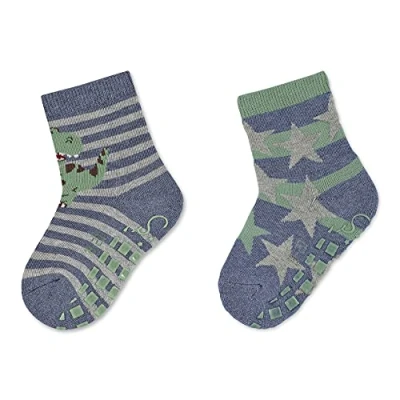 Abbildung von Sterntaler ABS DP TREX+STERNE 2 PACK Socken für Kinder, Größe: 23/24, Blau marine