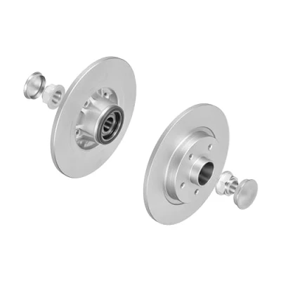 Abbildung von f.becker_line Bremsscheiben 001 Hinten Rechts Links passend für RENAULT Kangoo Be Bop /