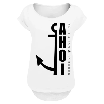 Abbildung von F4NT4STIC T Shirt &quot;PLUS SIZE Ahoi Anker Crop Knut &amp; Jan Hamburg&quot;, Print