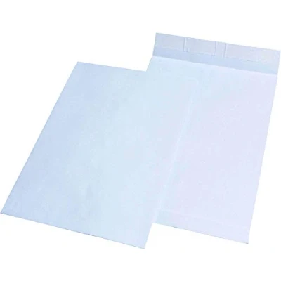 Abbildung von Mailmedia Faltentaschen C4 20mm Falte haftklebend 120g/qm weiß VE=100