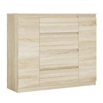 Abbildung von 3E 3xE living.com Kommode 140 cm in Sonoma Eiche x 101 39 (B/H/T)