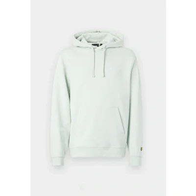 Abbildung von Lyle &amp; Scott Embroidered Hoodie Sweatshirt, Herren, Größe: Large, Lowland blue/white