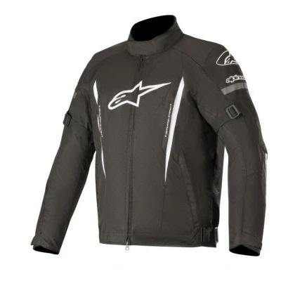 Abbildung von Alpinestars Motorradjacken Gunner V2 Wp Jacket Schwarz Weiss, Schwarz/Weiss, S