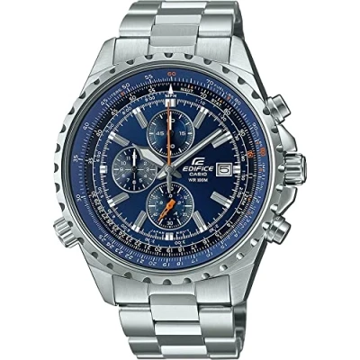 Abbildung von CASIO EDIFICE Chronograph EF 527D 2AVUEF, Quarzuhr, Armbanduhr, Herrenuhr, Stoppfunktion, bis 10 bar wasserdicht
