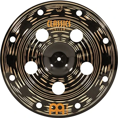 Abbildung von Meinl Cymbals Classics Custom Dark Trash China — 16 Zoll (Video) Schlagzeug Becken (40,64cm) B12 Bronze, Dunkles Finish (CC16DATRCH)