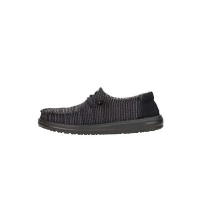 Abbildung von Heydude Wendy Stretch SOX Bootsschuh, Damen, Größe: 38, Black Kunststoff/textil