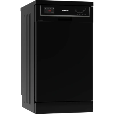 Abbildung von Sharp Standgeschirrspüler &quot;QW HS12F47EB DE&quot;, 10 Maßgedecke