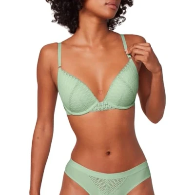 Abbildung von Triumph AURA Spotlight Triangel BH, Damen, Größe: 85C, Silky green