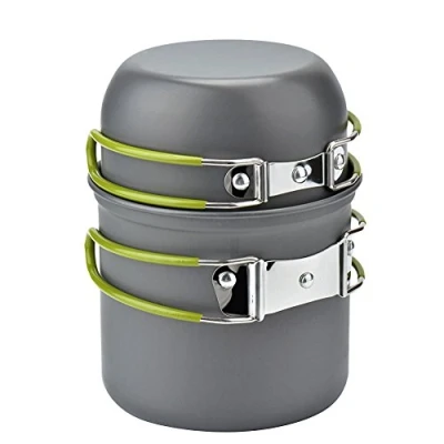 Abbildung von Cozyswan Picknick Topf Camping Kochgeschirr Campinggeschirr Outdoor Wandern Cookware Set, aus Legierter Stahl